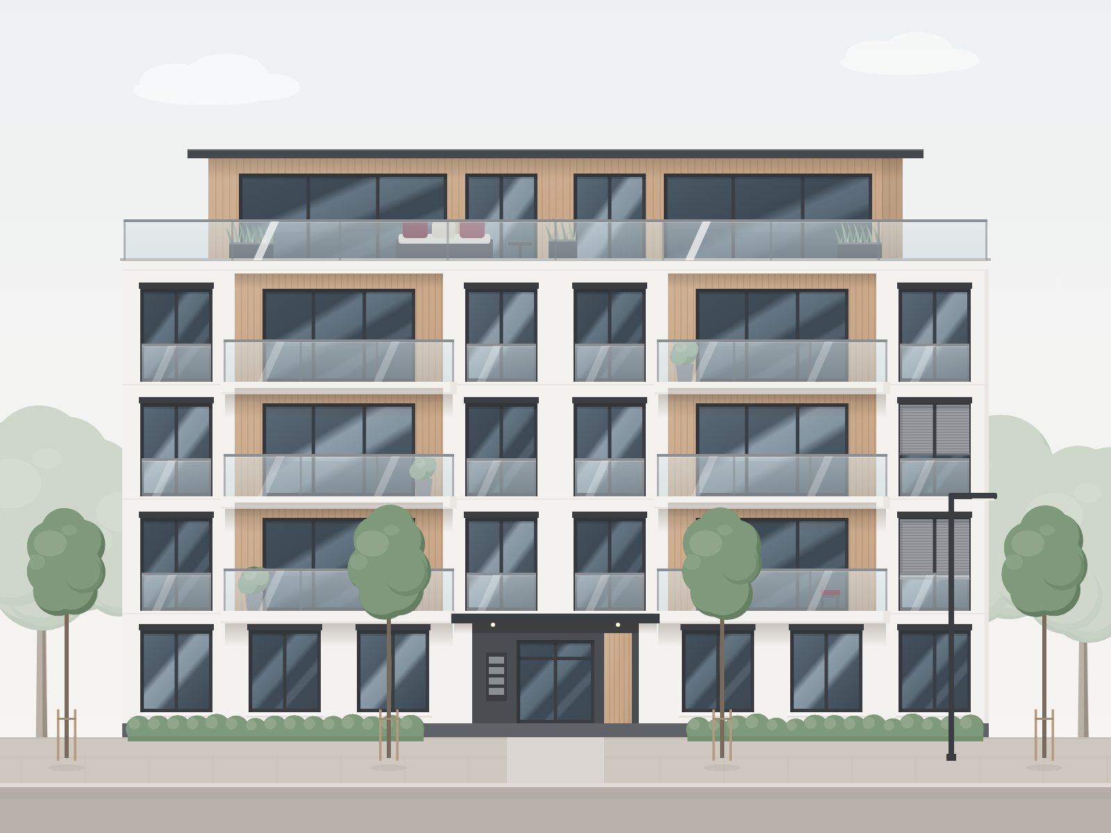 Neubau-Apartment mit Loggia in Pieschen – 5 % degressive AfA – Außenansicht