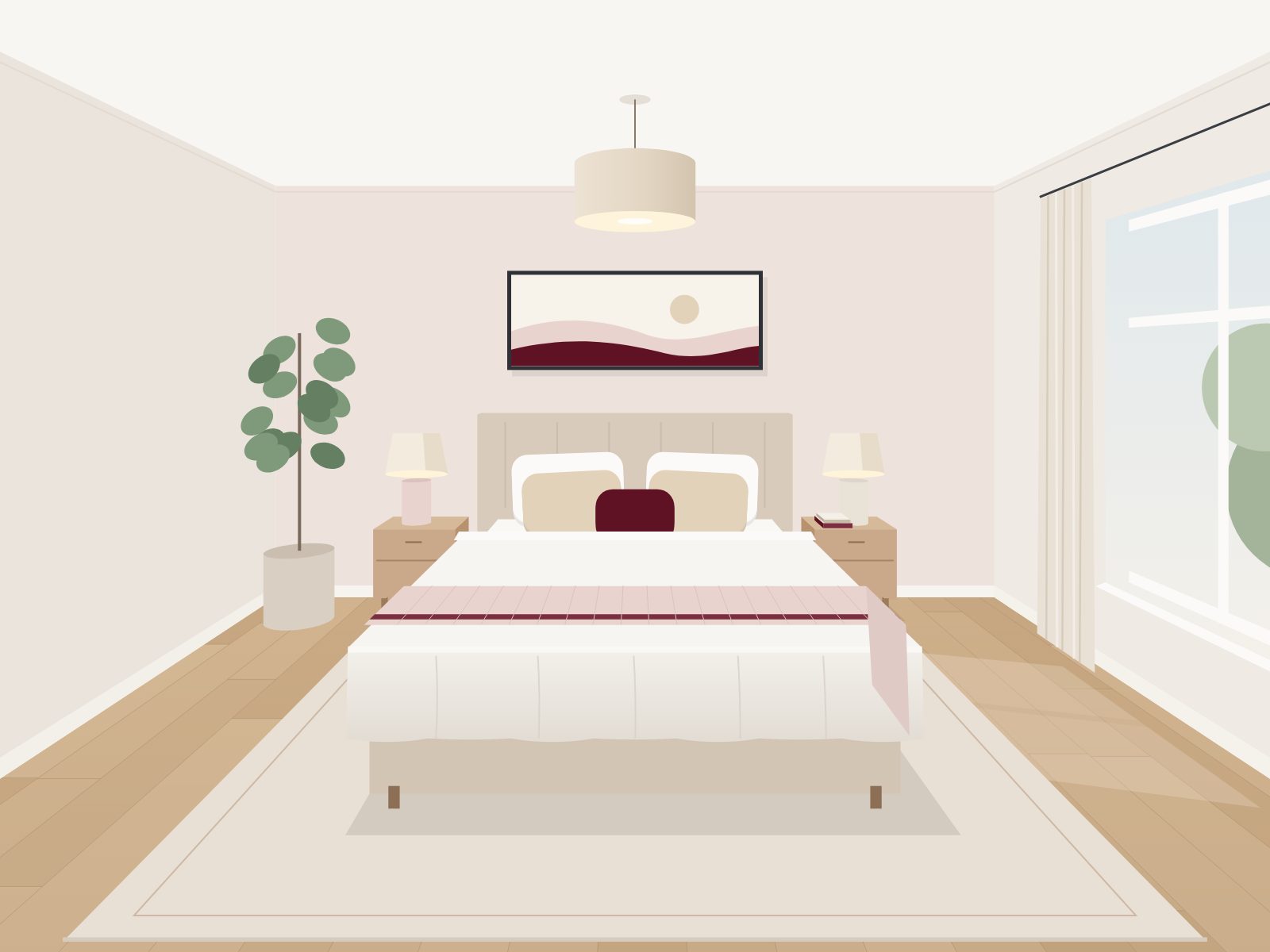 Denkmalgeschützte 3-Zimmer-Wohnung im sanierten Stadthaus in Striesen – Schlafzimmer